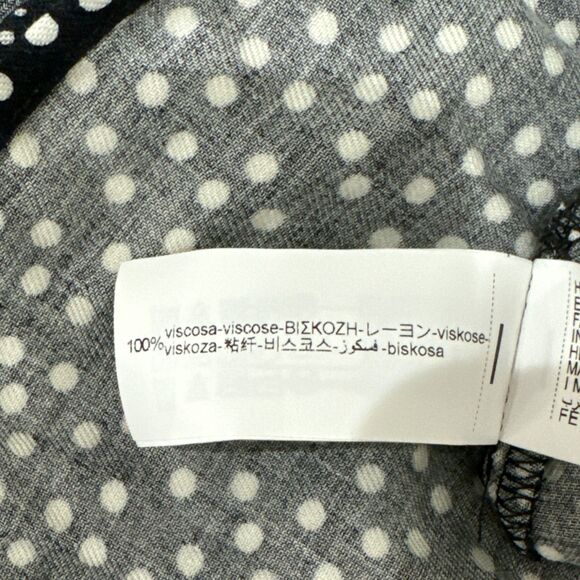 Zara Girls Black and White Polka Dot Dress SZ 13-14 NWT - Picture 2 of 4